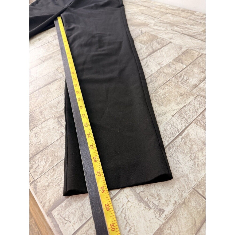 Ann Taylor Black Women Straight Pants-Size 6 - Picture 10 of 13